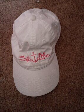 Saltlife hat resizable strap back great condition pure white  100 percent cotton